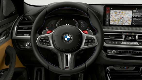 BMW X3 M Competition F97 LCI Facelift 2021 M Servotronic Cockpit mit M Lederlenkrad