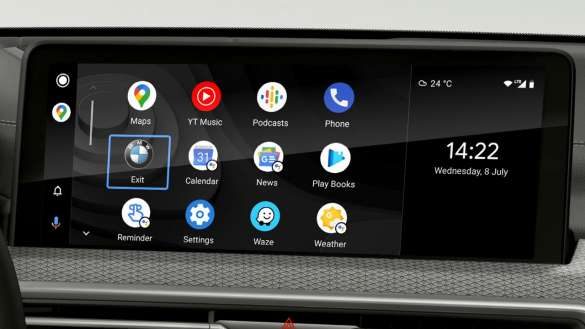 BMW X4 M Automobile F98 G02 LCI 2021 Facelift Smartphone Integration Control Display
